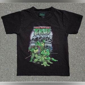 Vtg 2006 TMNT Mirage Studio Black Youth Kids T-Shirt Size Small (4)